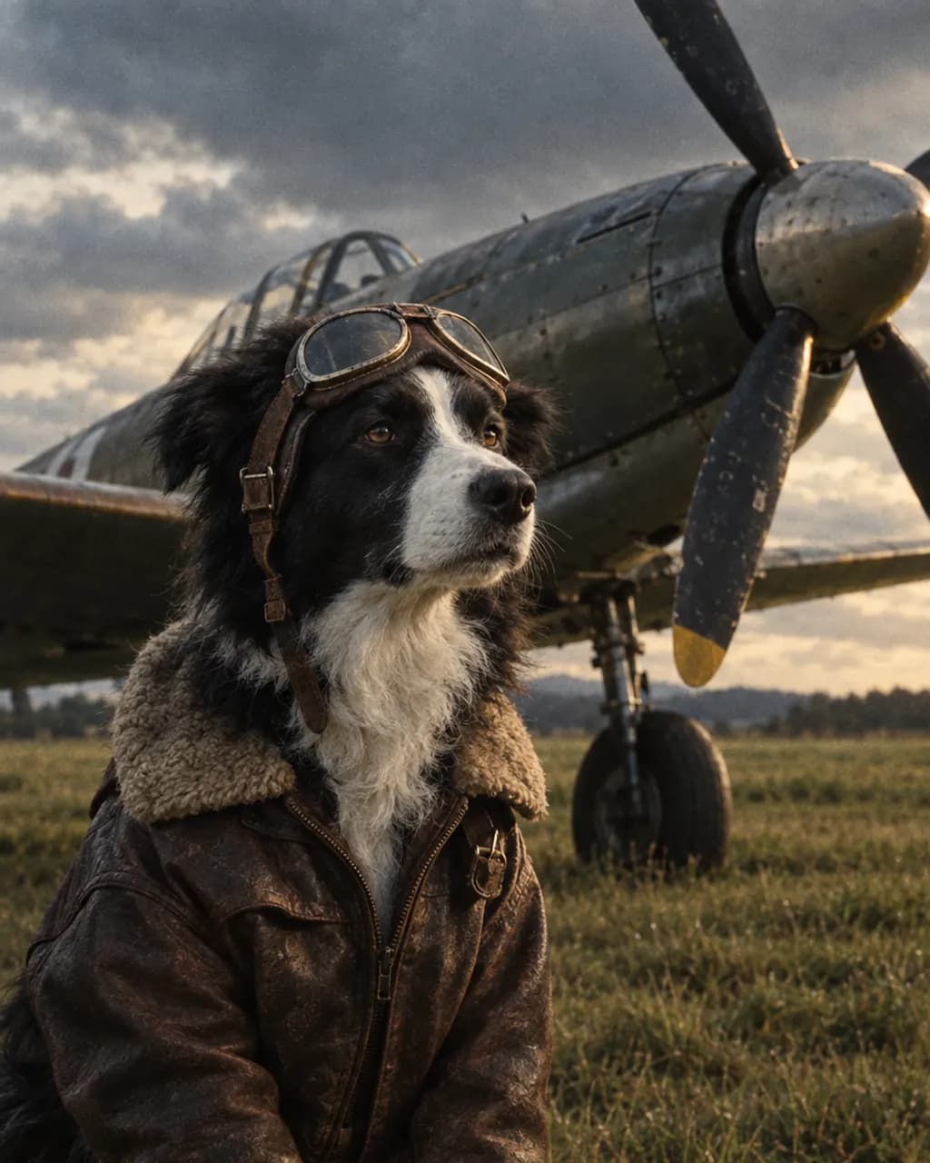 Aviator illustrative style example