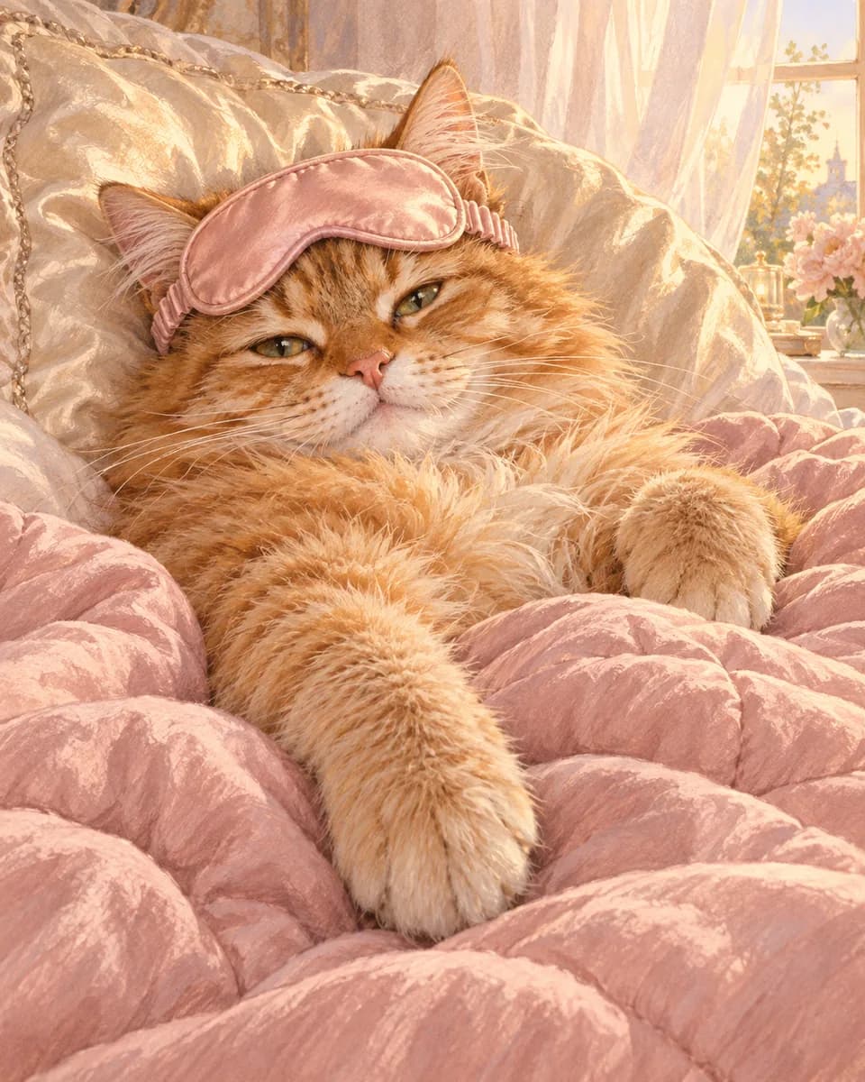 Beauty Sleep illustrative style example