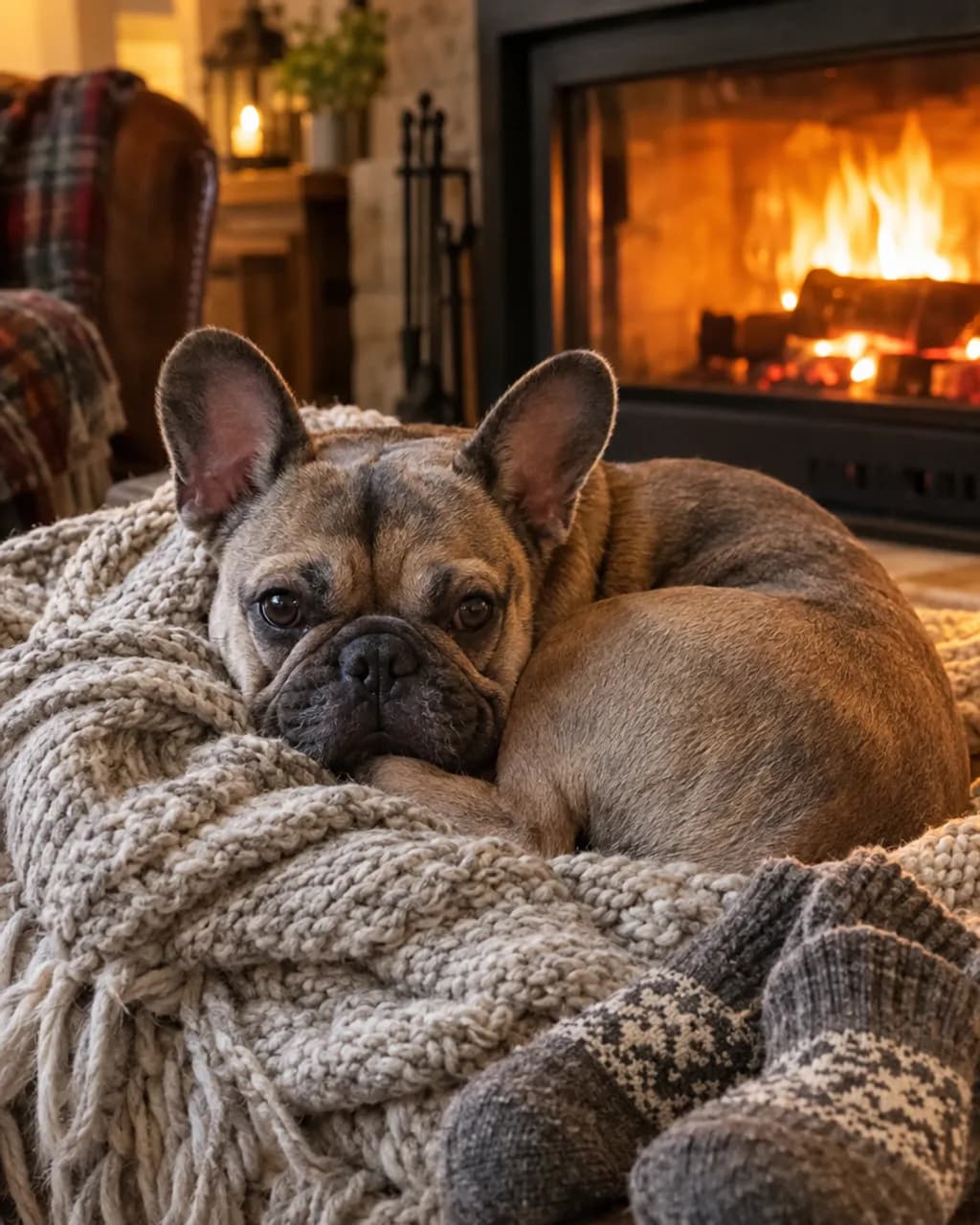 Cozy Sunday illustrative style example