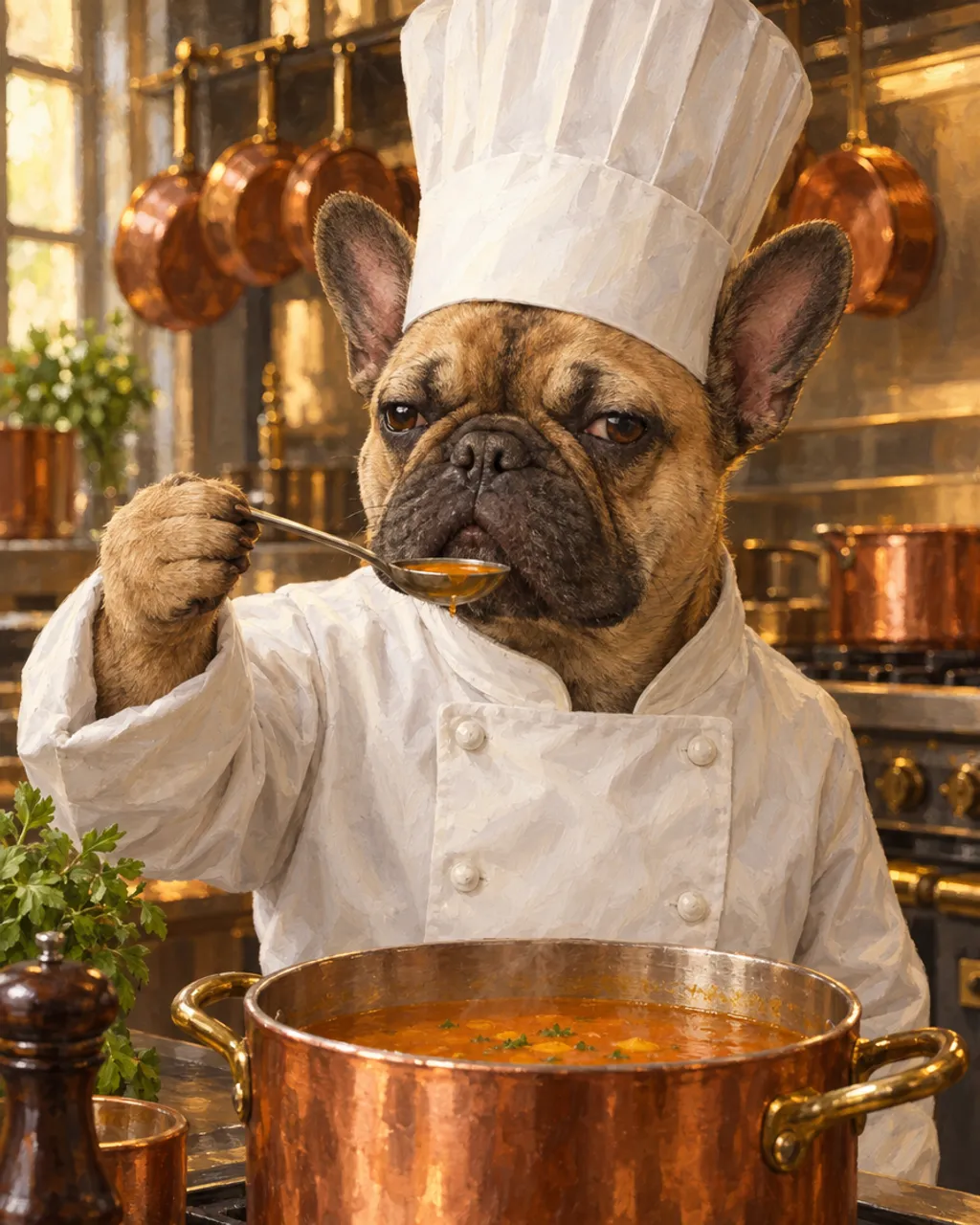 Head Chef illustrative style example