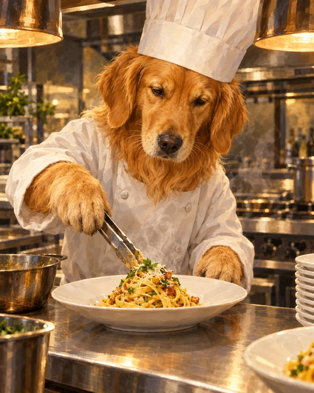 Head Chef illustrative style example