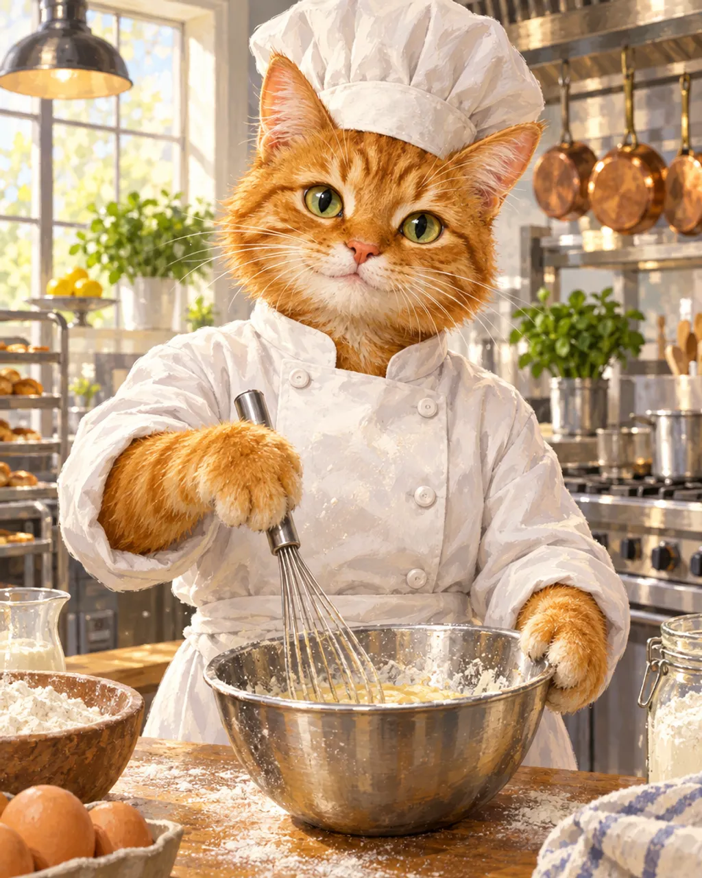 Head Chef illustrative style example