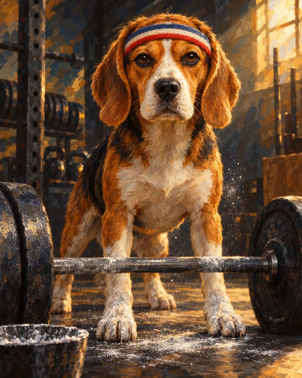 Leg Day illustrative style example