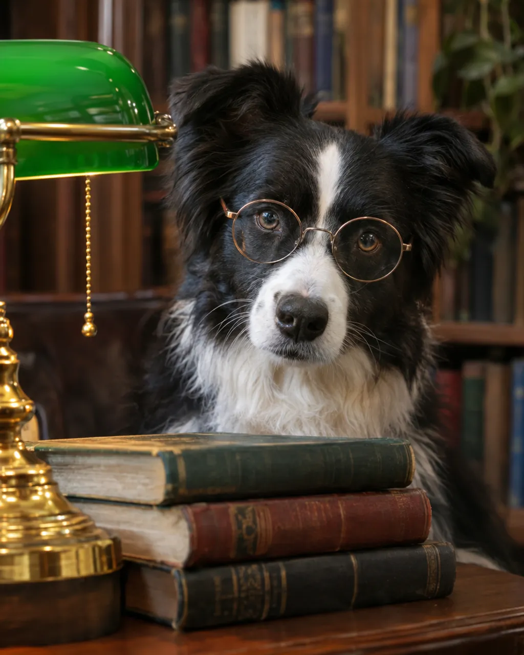 Library Scholar illustrative style example