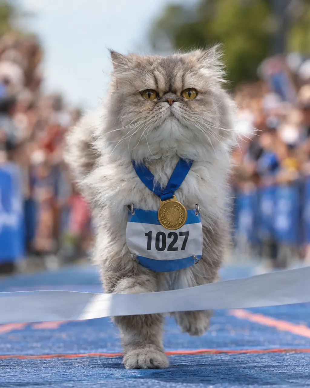Marathon Finisher illustrative style example