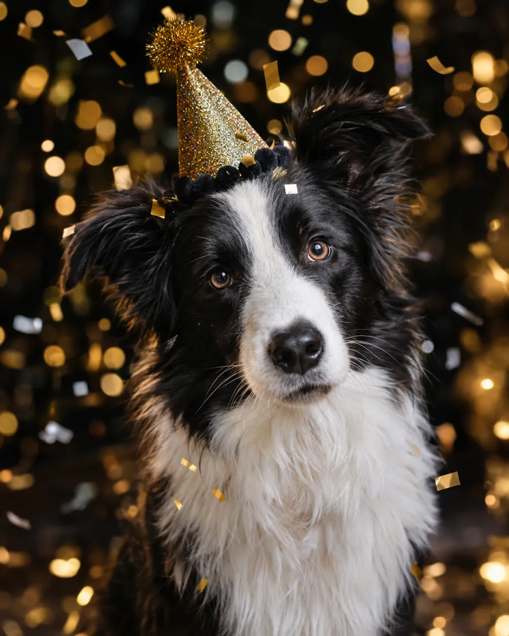 New Year Sparkle illustrative style example