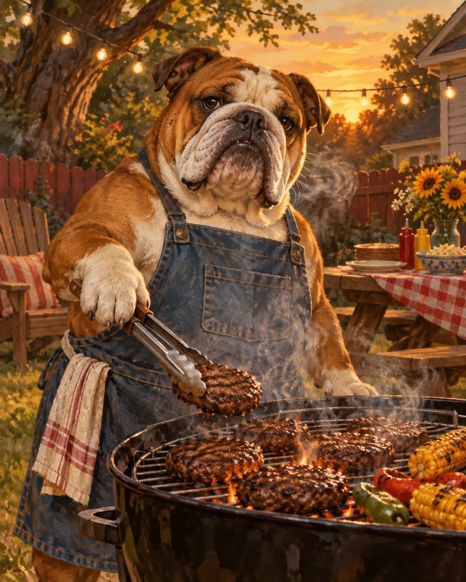 Pitmaster illustrative style example