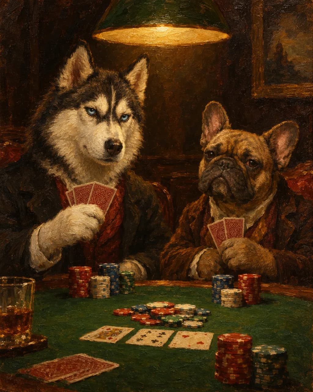 Poker Night illustrative style example