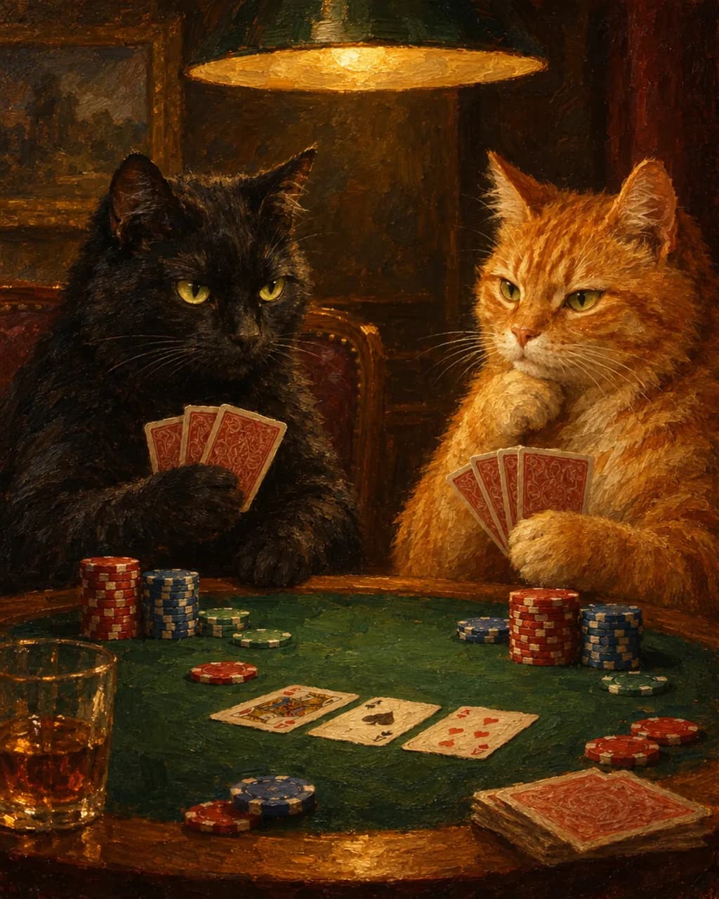 Poker Night illustrative style example