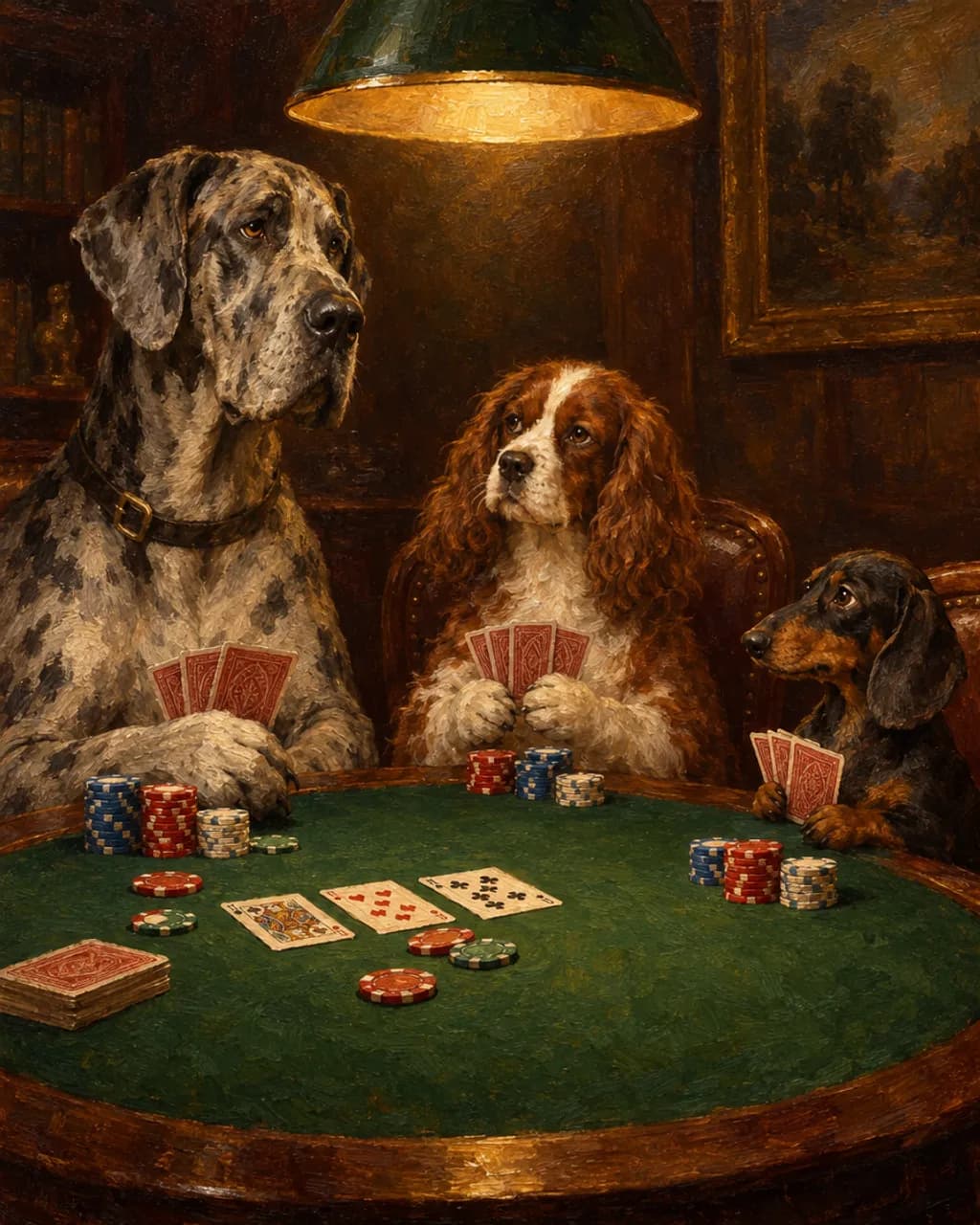 Poker Night illustrative style example