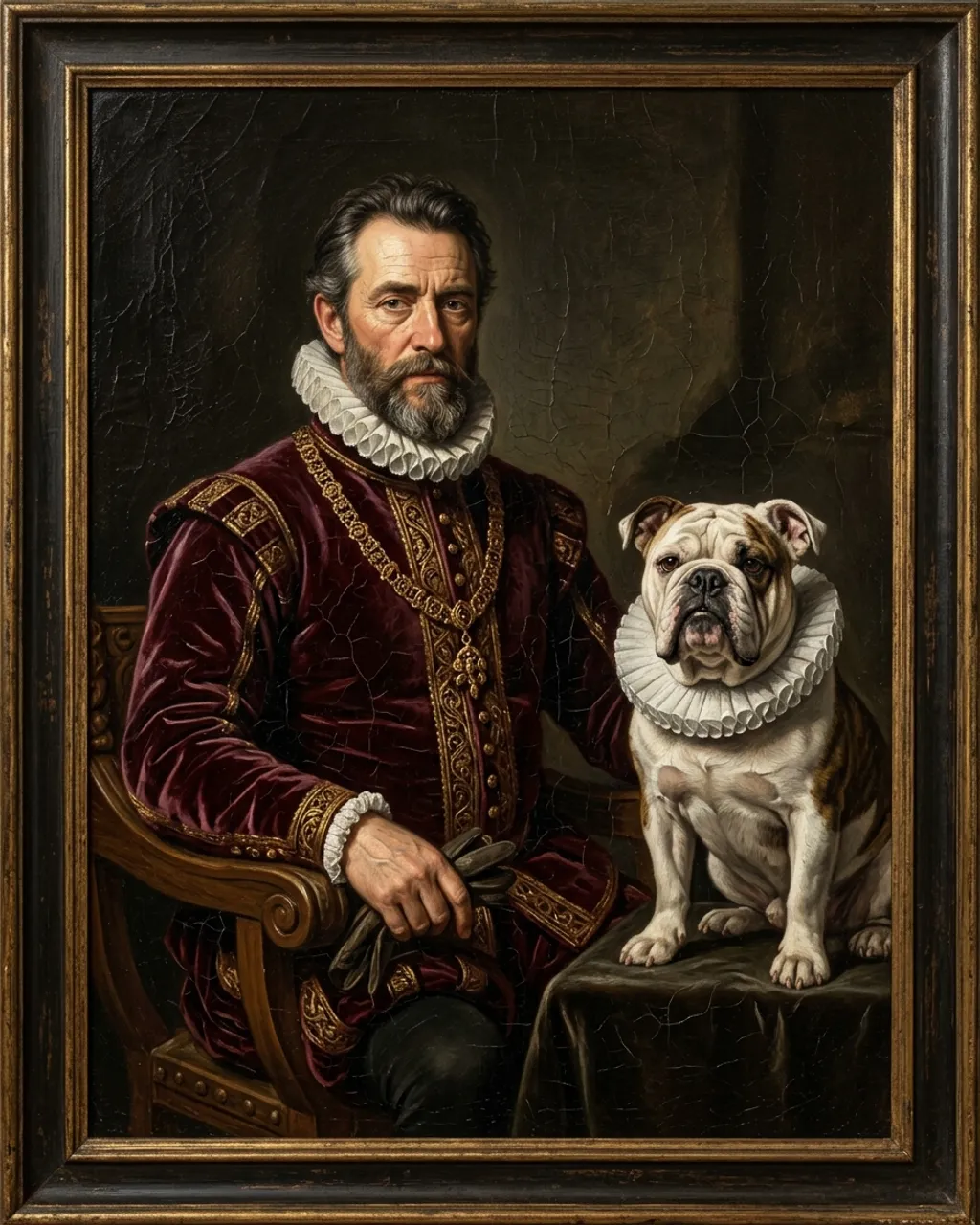 Renaissance Pair illustrative style example