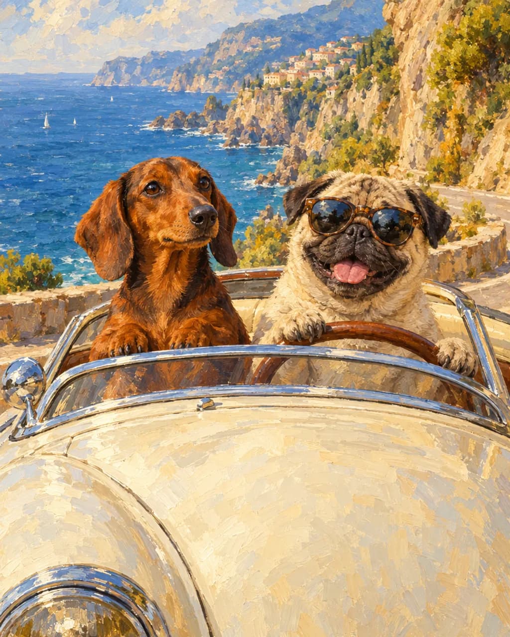 Road Trip illustrative style example