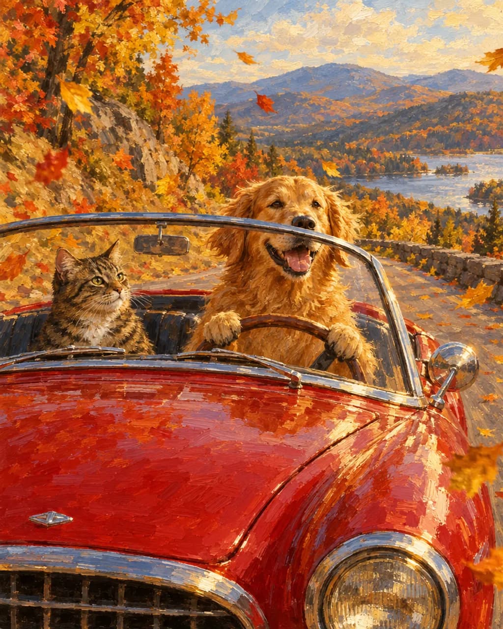 Road Trip illustrative style example