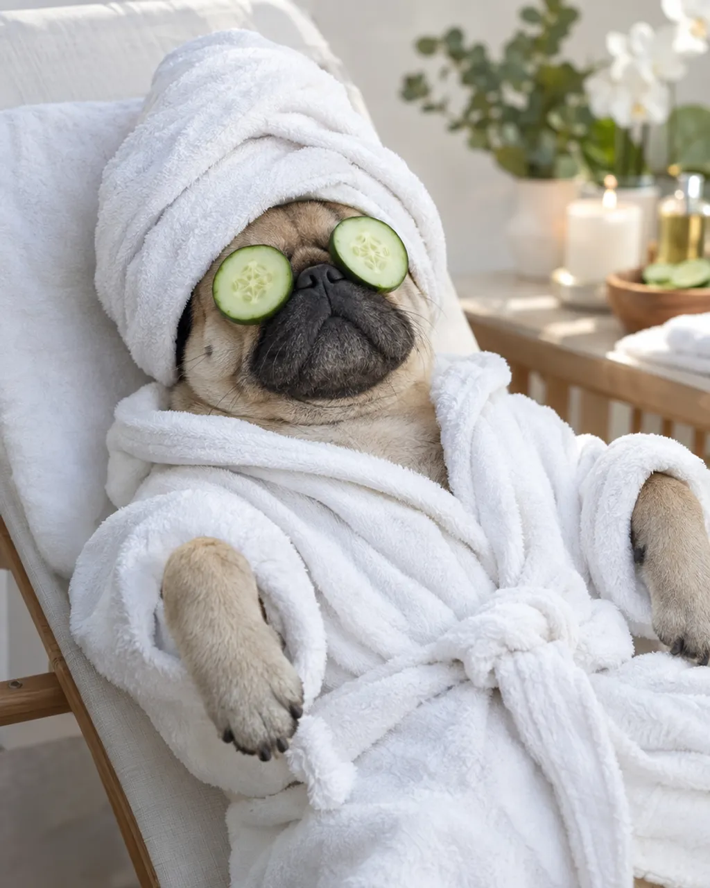 Spa Day illustrative style example