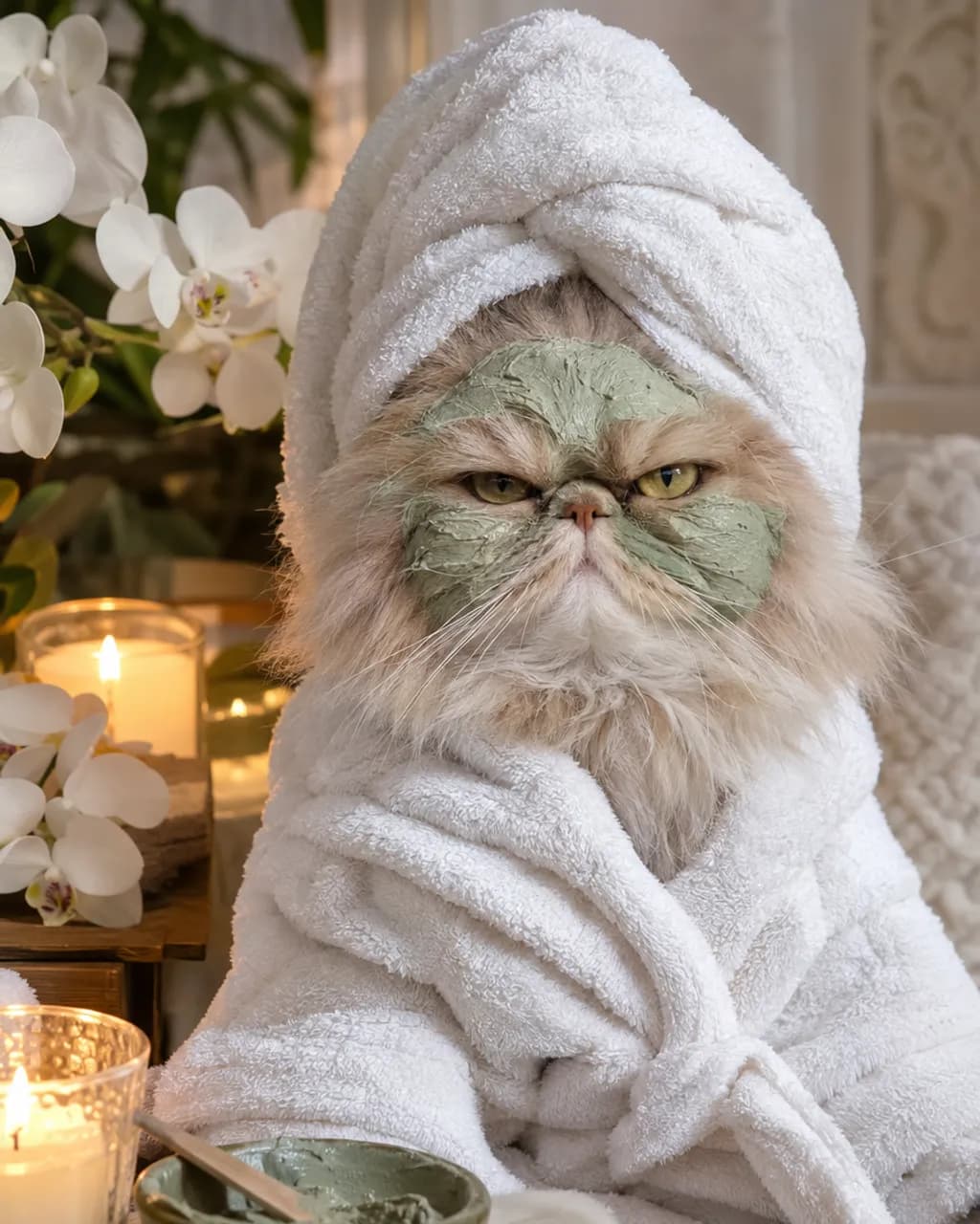 Spa Day illustrative style example