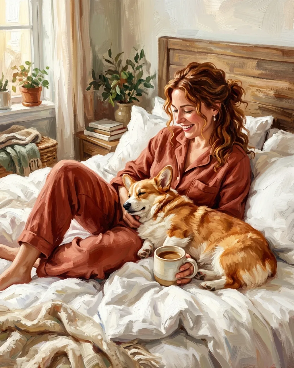 Sunday Morning illustrative style example