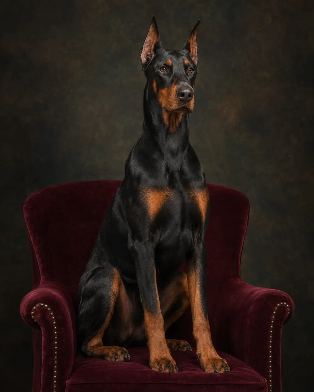 The Regal Sit illustrative style example