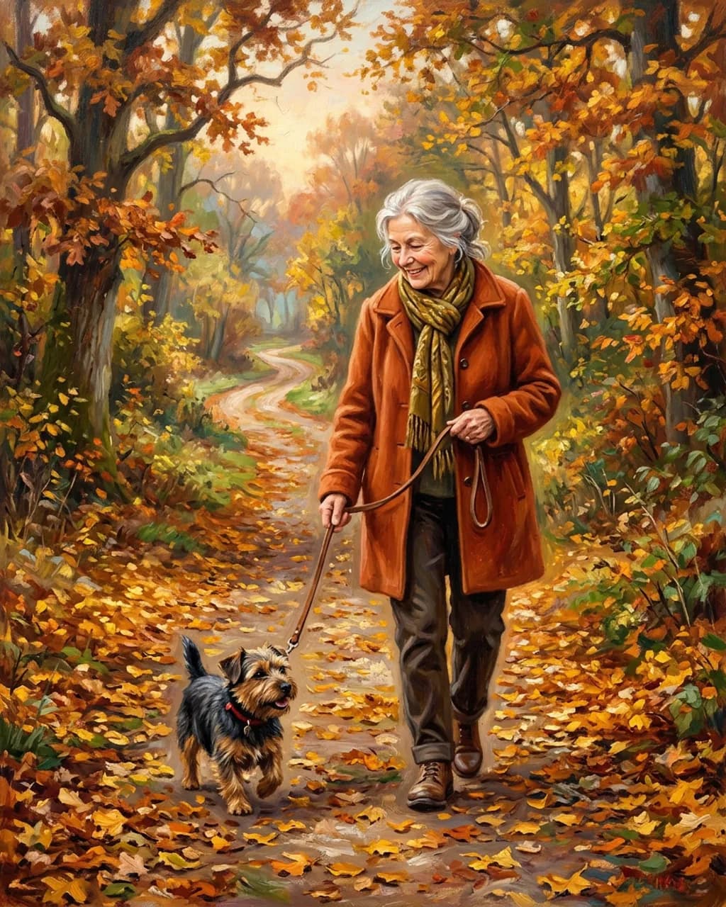 The Walk illustrative style example