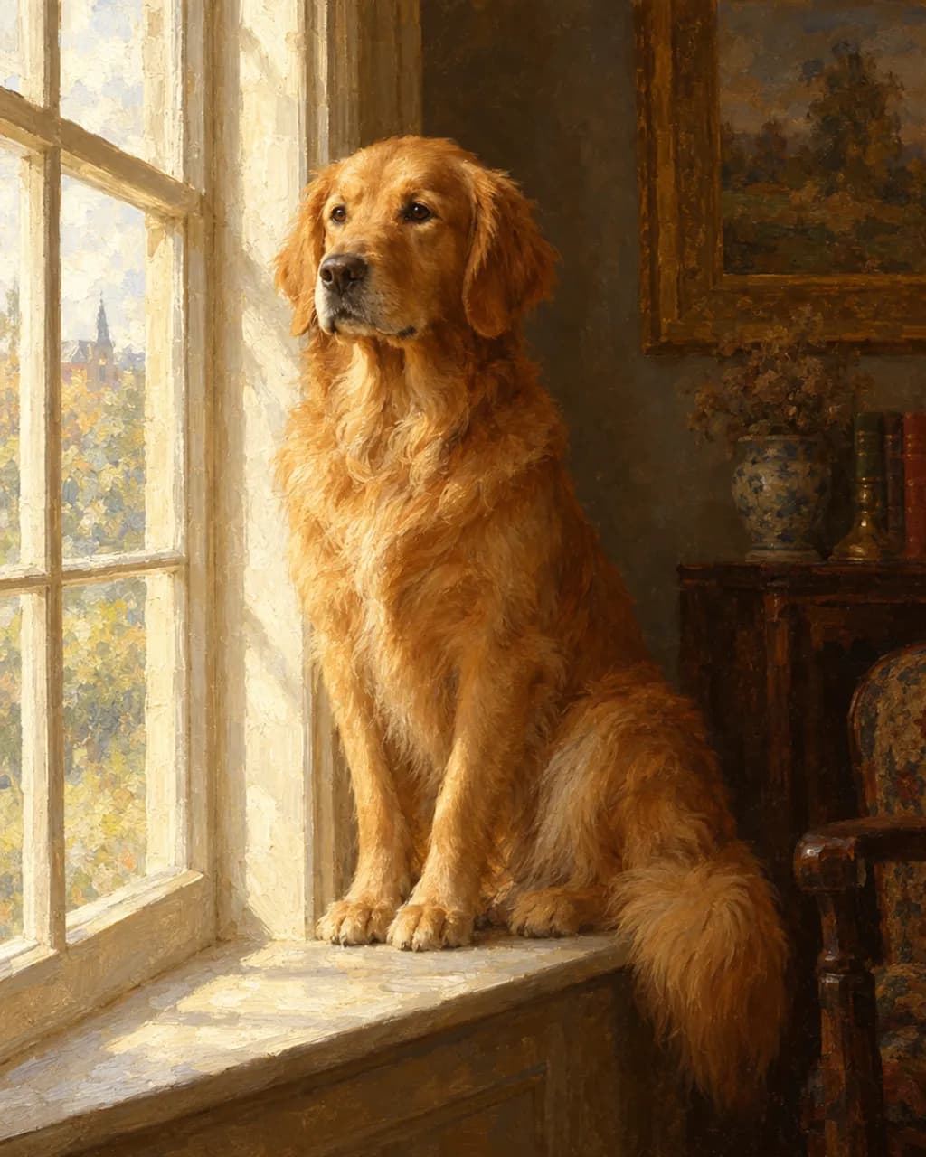 Window Light illustrative style example