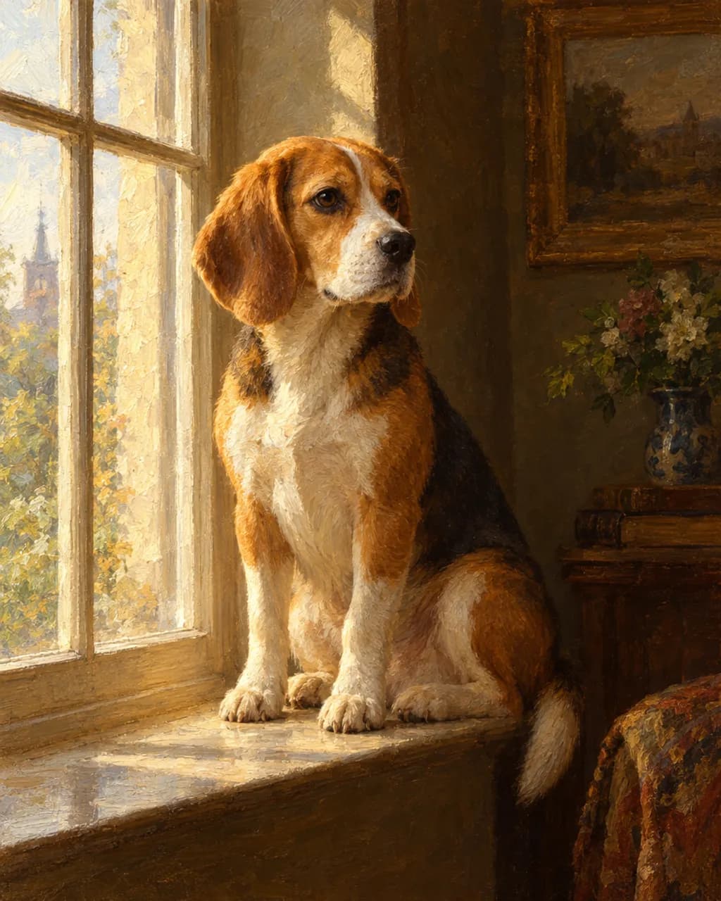 Window Light illustrative style example